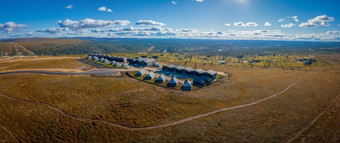 Bird-eye view of Star Arctic Hotel