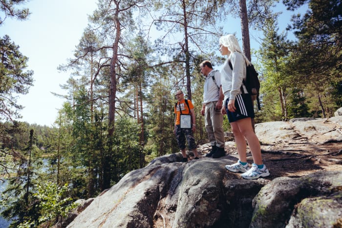 @Hiking in Nuuksio National Park