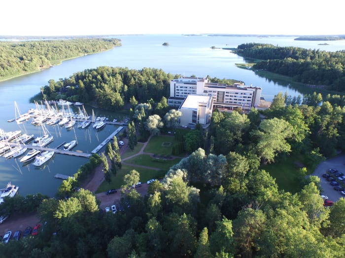 Ruissalo Spa aerial summer